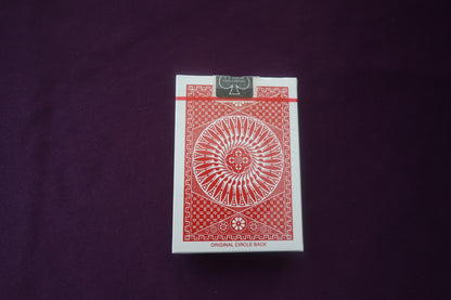 【中古：状態S】TALLY-HO ORIGINAL CIRCLE BACK POKER size（赤）