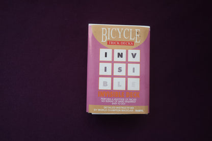 【中古：状態B】BICYCLE TRICK DECKS INVISIBLE DECK