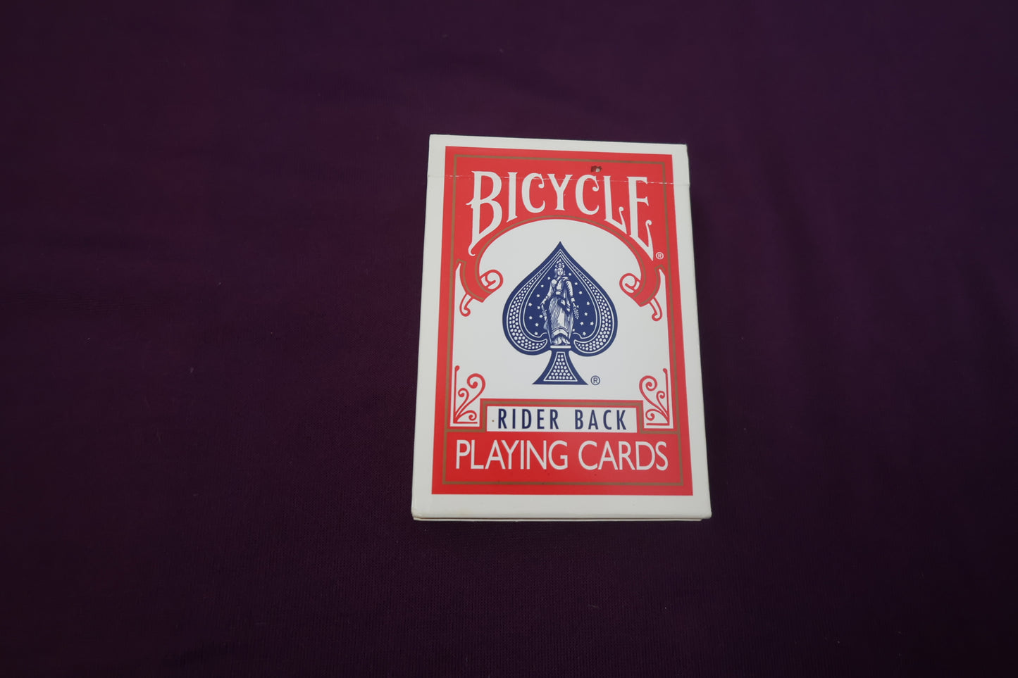 【中古：状態C】BICYCLE RIDAR BACK（赤）ブランクエース