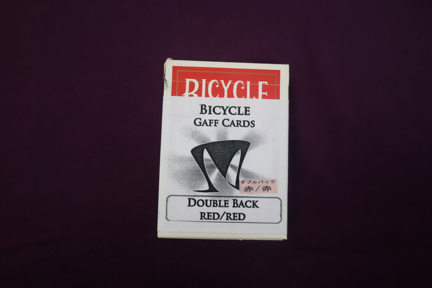 【中古：状態C】BICYCLE GAFF CARDS DOUBLE BACK（赤/赤）