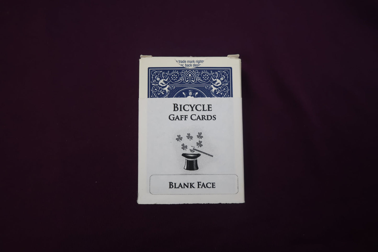 【中古：状態B】BICYCLE GAFF CARDS CLANK FACE（青）