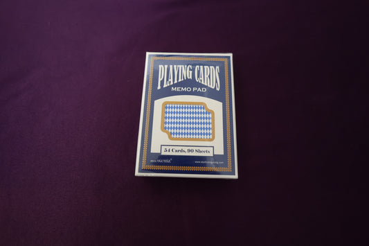 【中古：状態S】トランプ メモ帳