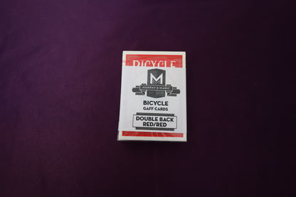 【中古：状態A】Bicycle ダブルバック（赤/赤）