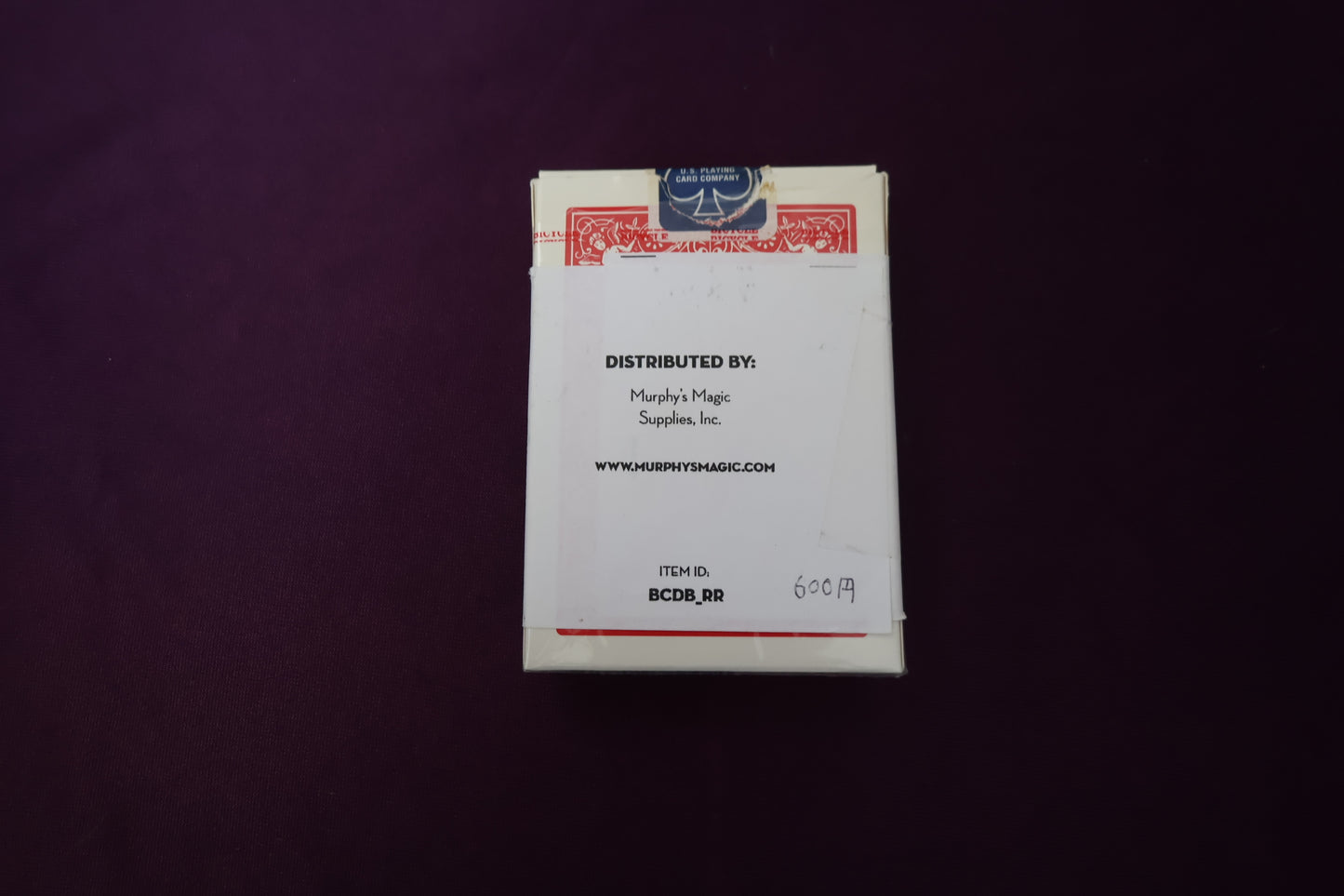 【中古：状態A】Bicycle ダブルバック（赤/赤）