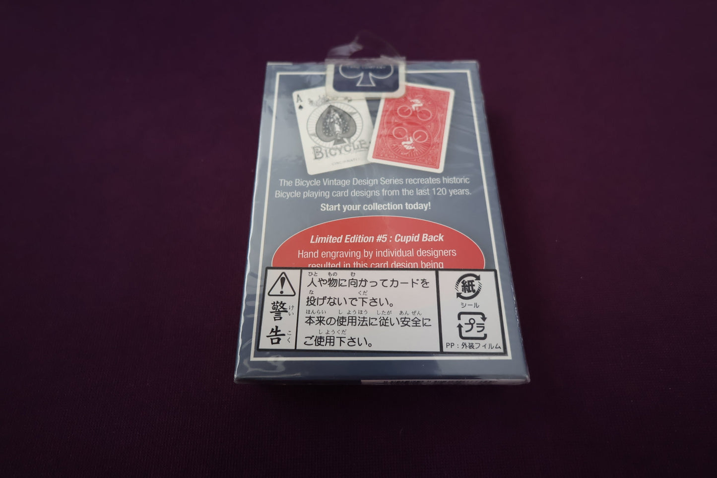 【中古：状態S】Bicycle Vintage Design Cupid Back（赤）