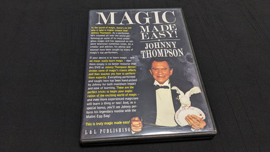 【中古：状態A】Johnny Thompson's Magic Made Easy