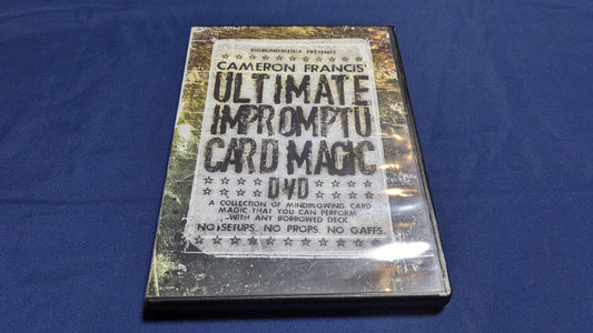【USED：状態A】Ultimate Impromptu Card Magic by Cameron Francis