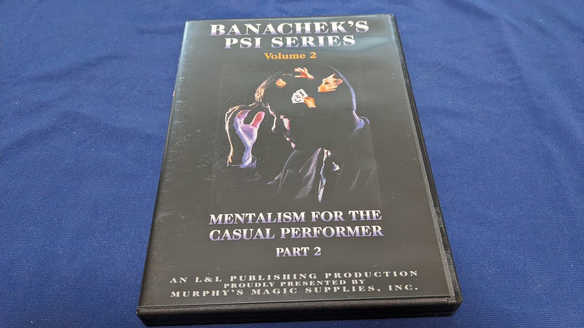 Banachek 【中古:状態A】Banachek's PSI Series Vol 2 - DVD – トザキマジックスクールストア
