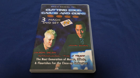 【中古：状態A】Cutting Edge Cards and Coins with Jason Dean and John Born (3 DVDs)