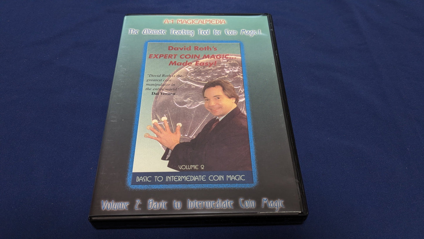 【中古：状態A】Basic-Intermediate Coin Magic - Volume 2 (David Roth)