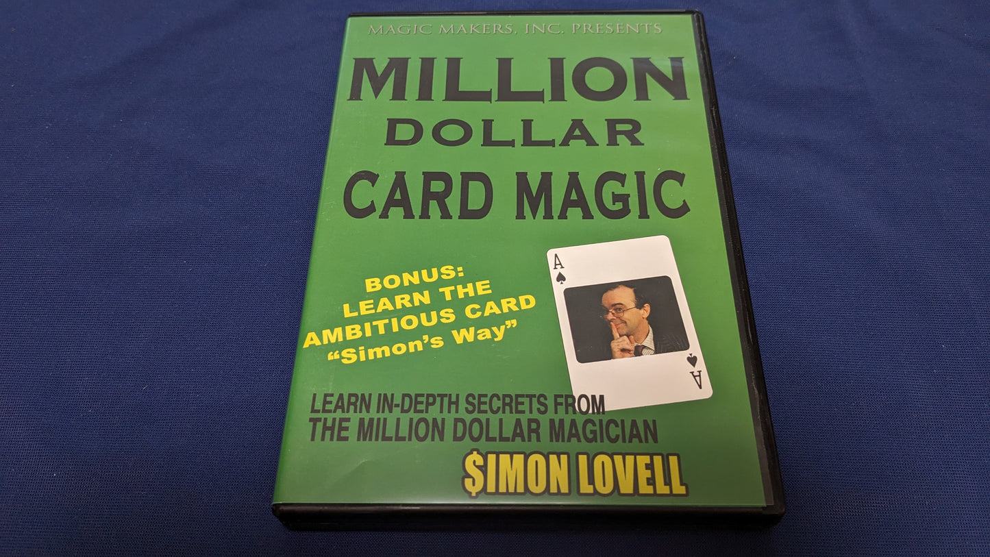 【中古：状態A】Million Dollar Card Magic with Simon Lovell (DVD)