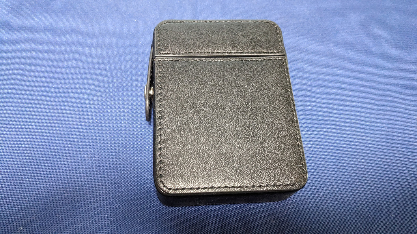 【中古：状態A】MAZE Leather Card Case（黒）