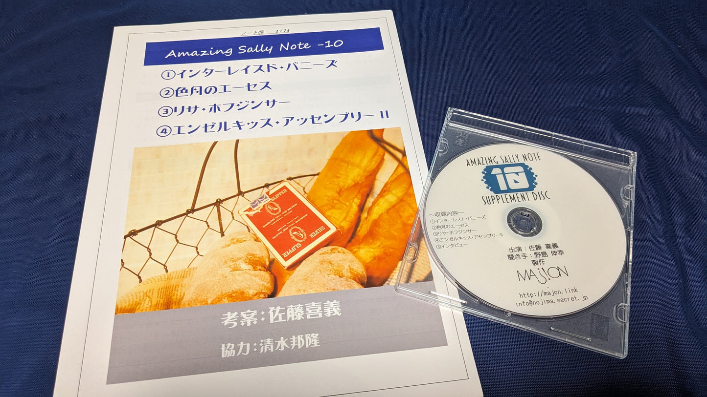 【中古：状態A】Amazing Sally Note-10