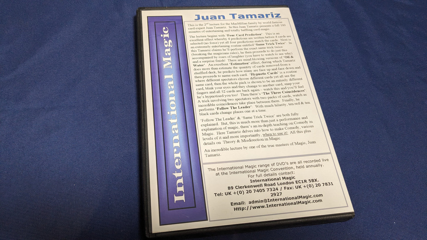 【中古：状態A】The Juan Tamariz 2nd Lecture