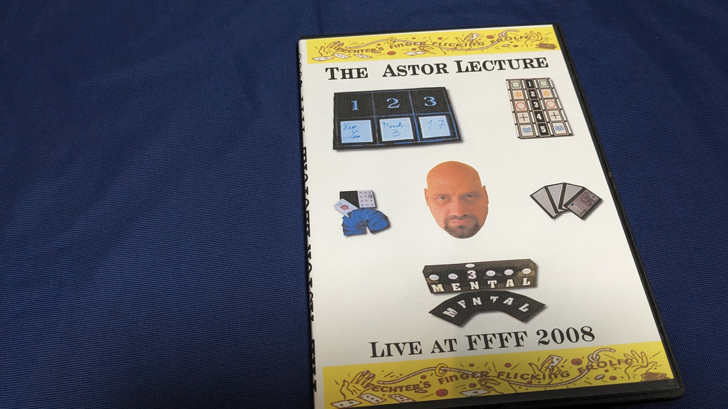 【中古：状態A】The Astor Lecture FFFF 2008