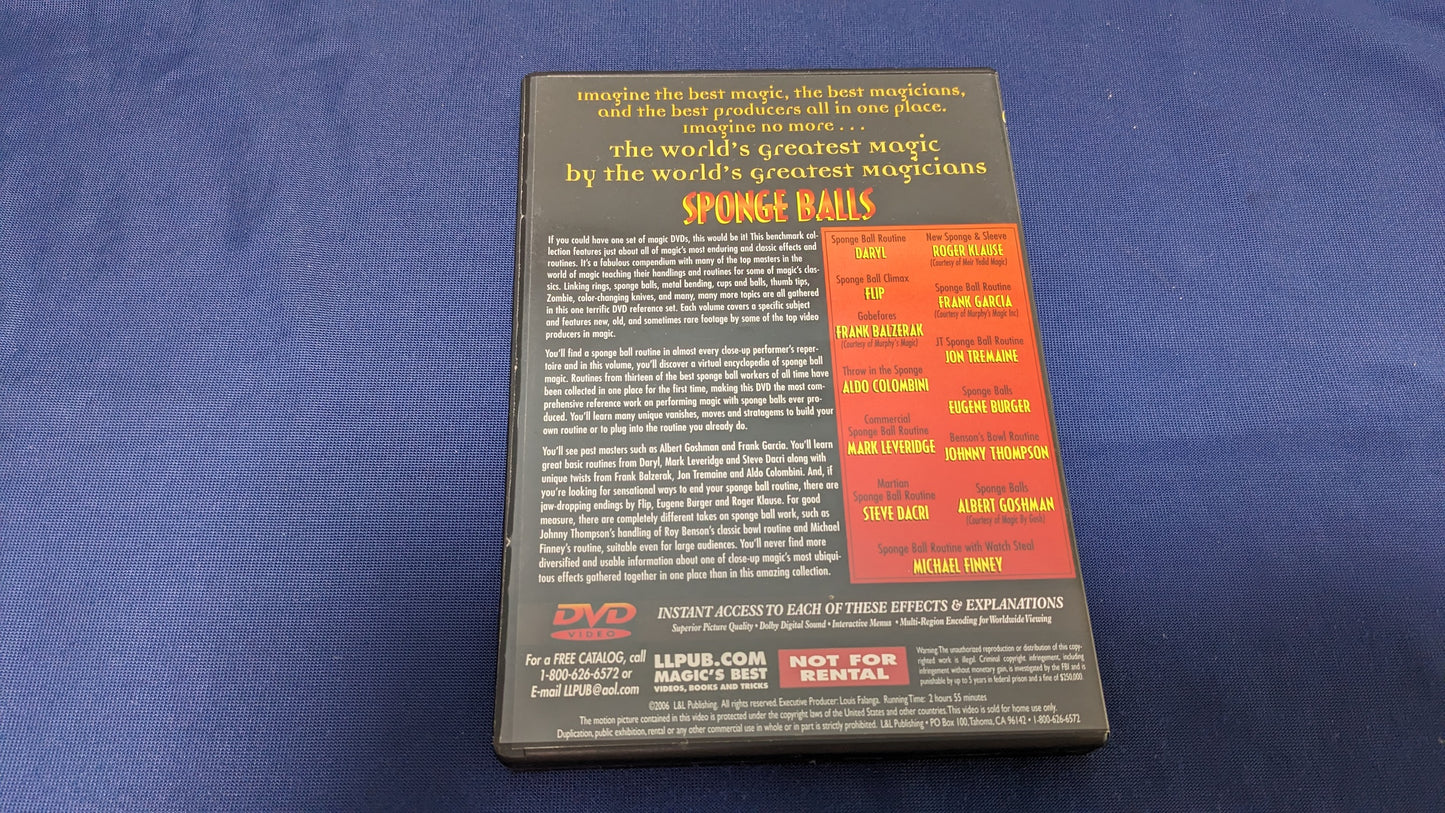 【中古：状態B】Sponge Balls（スポンジボール）-World Greatest-