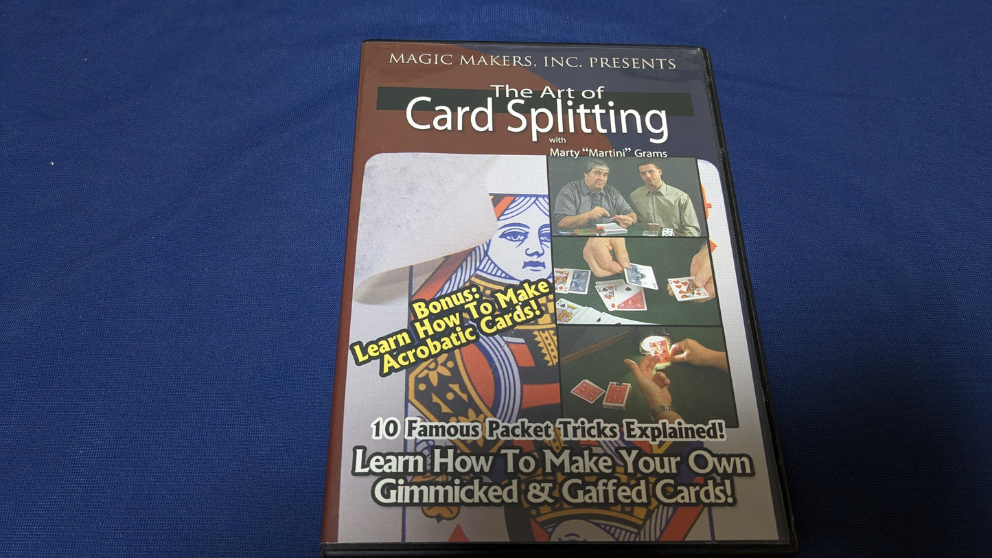 【中古：状態B】Art of Card Splitting by Marty Grams