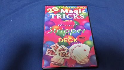 【中古：状態A】Joe Fields 29 Magic Tricks with a Stripper DECK