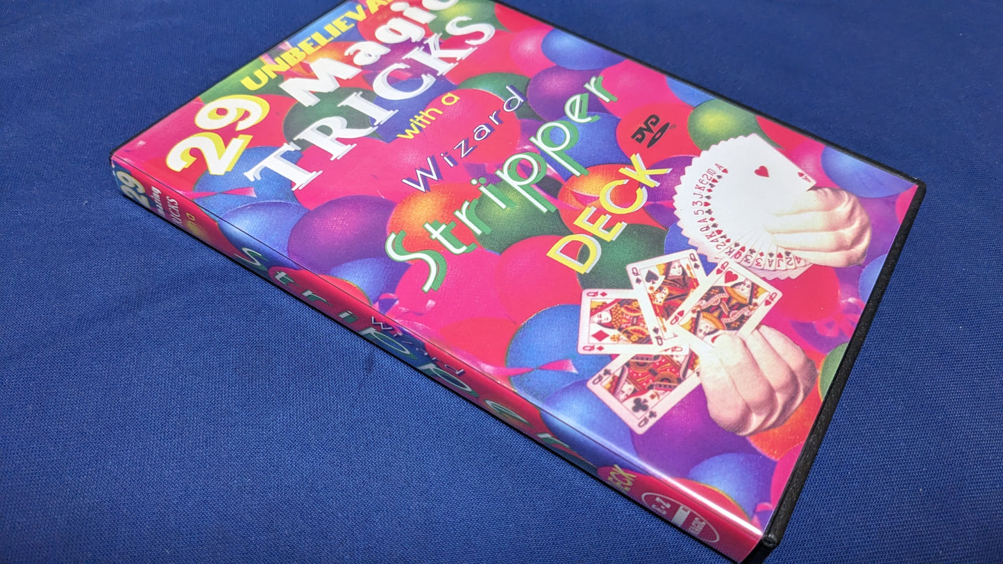 【中古：状態A】Joe Fields 29 Magic Tricks with a Stripper DECK