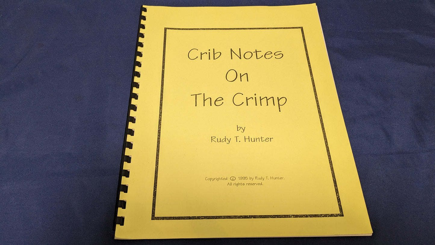 【中古：状態A】Crib Notes On The Crimp