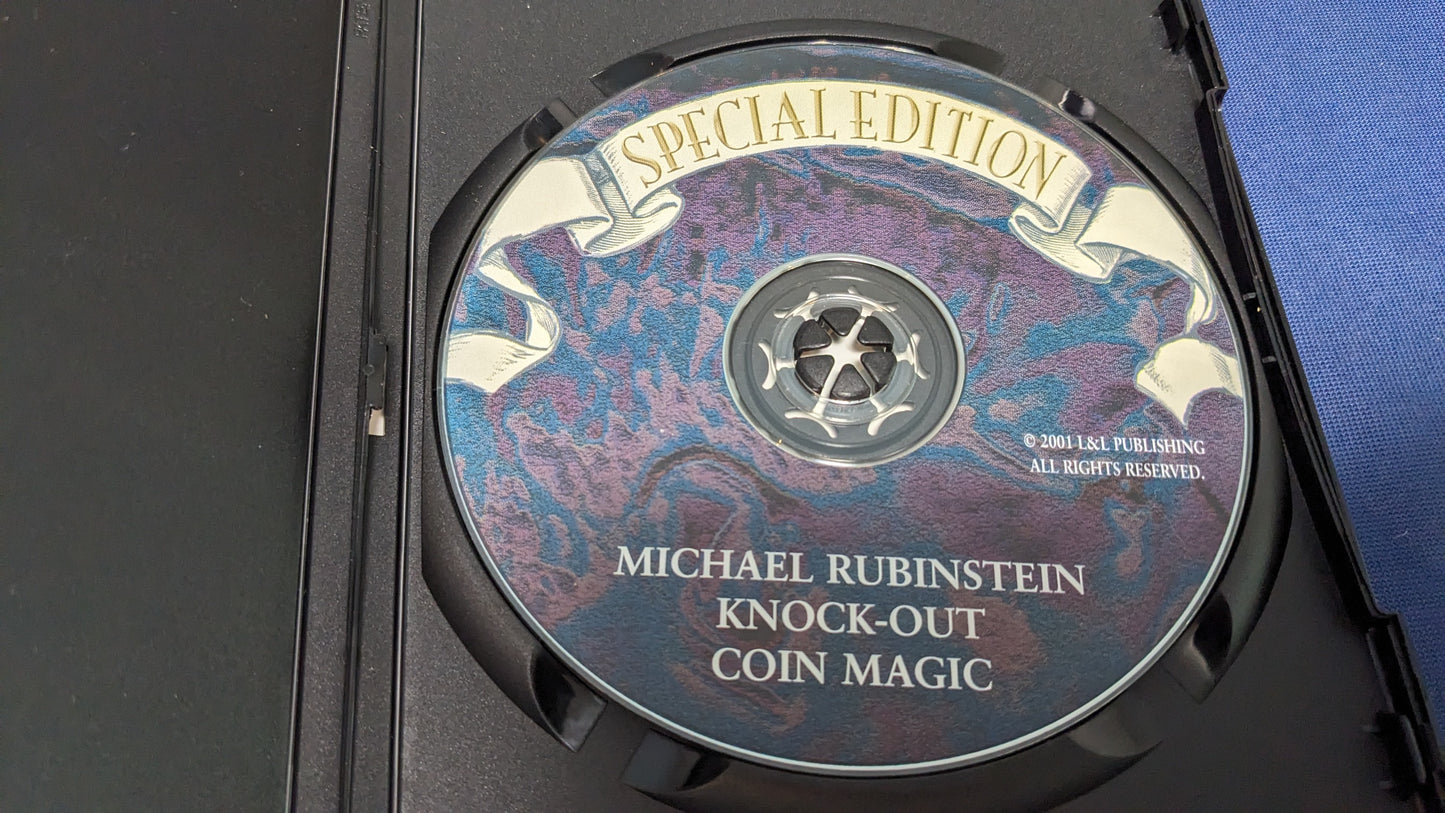 【中古：状態A】Knock Out Coin Magic by Michael Rubenstein