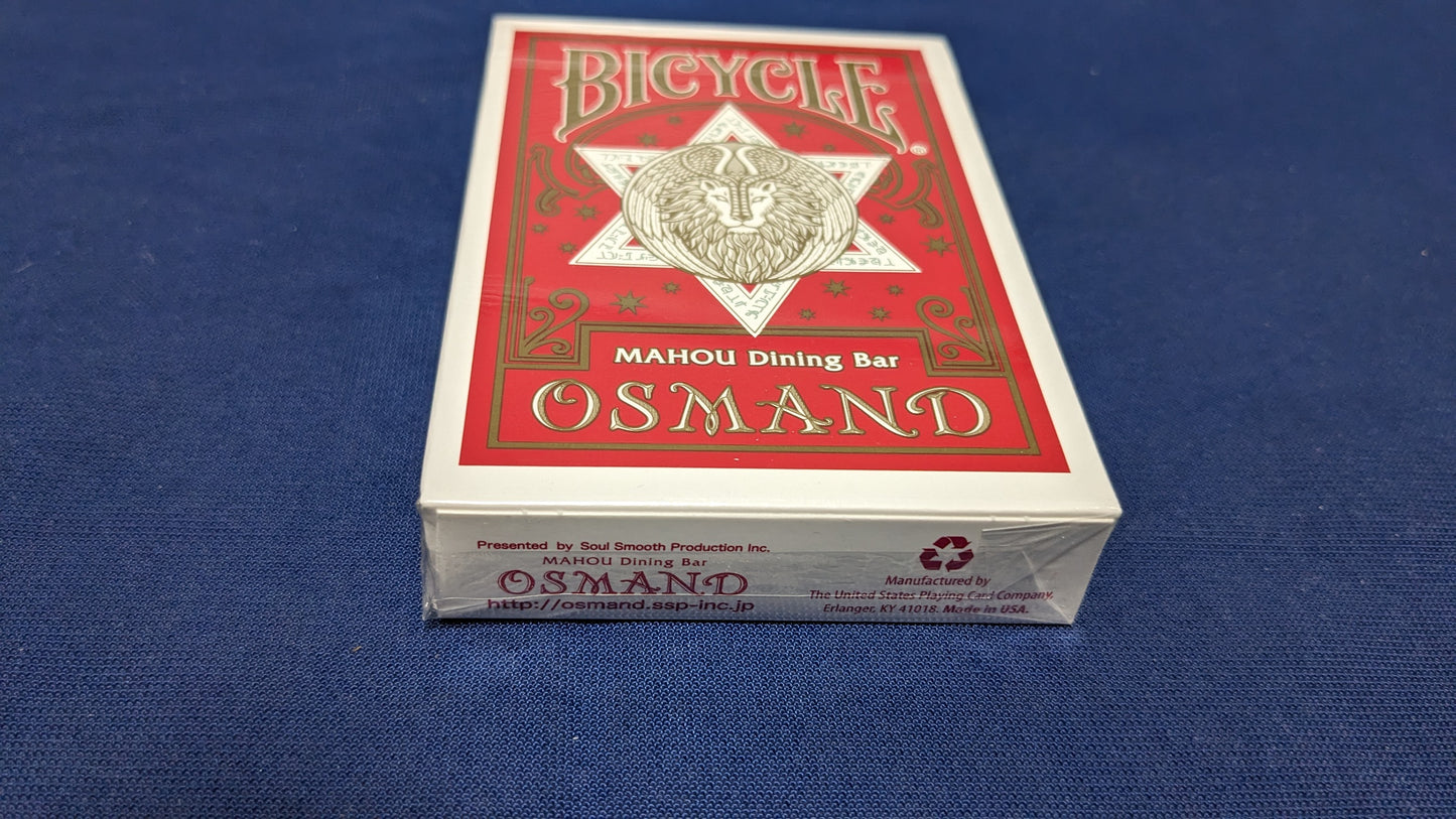 【中古：状態S】OSMAND Playing Cards（赤）