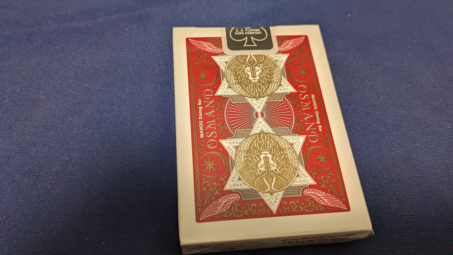 【中古：状態S】OSMAND Playing Cards（赤）