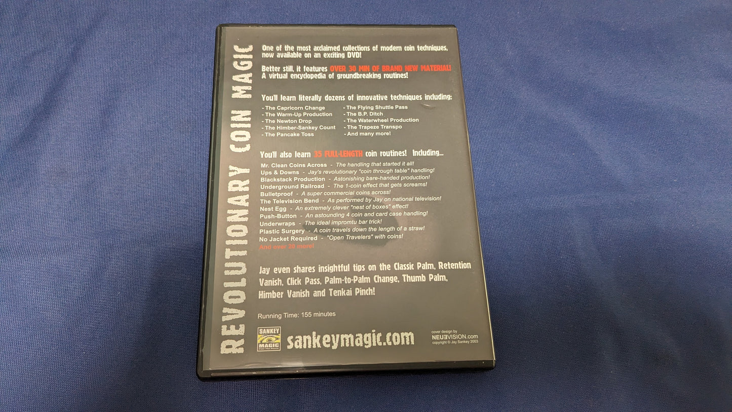 【中古：状態A】Jay Sankey's Revolutionary Coin Magic