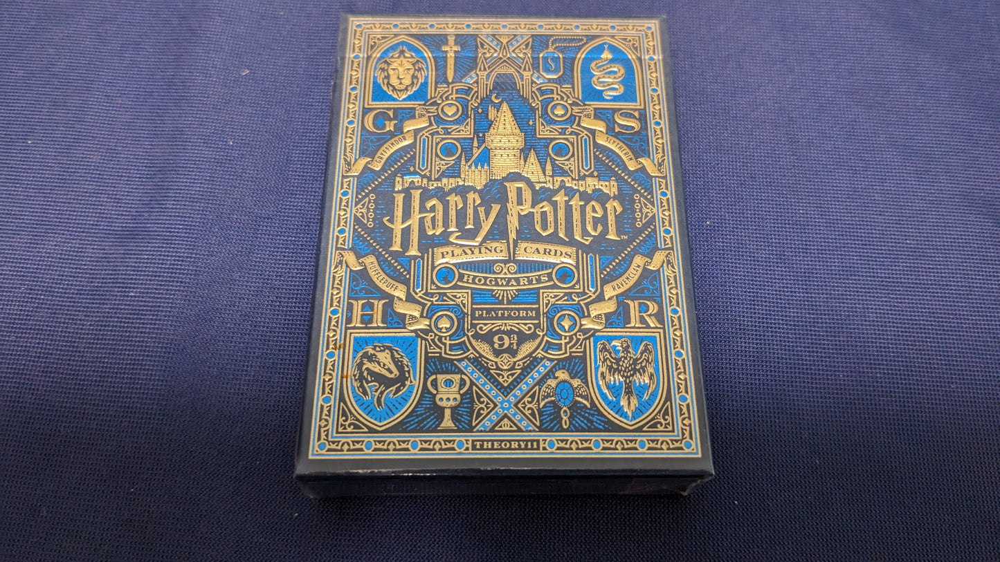 【中古：状態S】Harry Potter (blue-Hufflepuff) Playing Cards