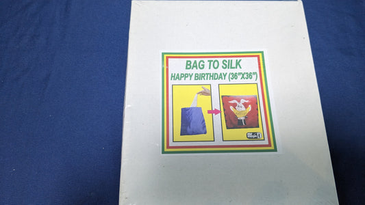 【中古：状態S】Bag to 'Happy Birthday' Silk