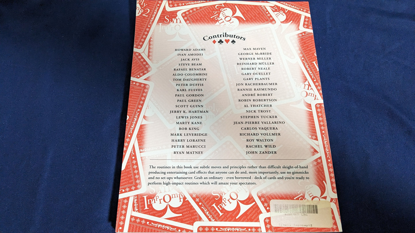 【中古：状態B】Simply Impromp 2 by Aldo Colombini