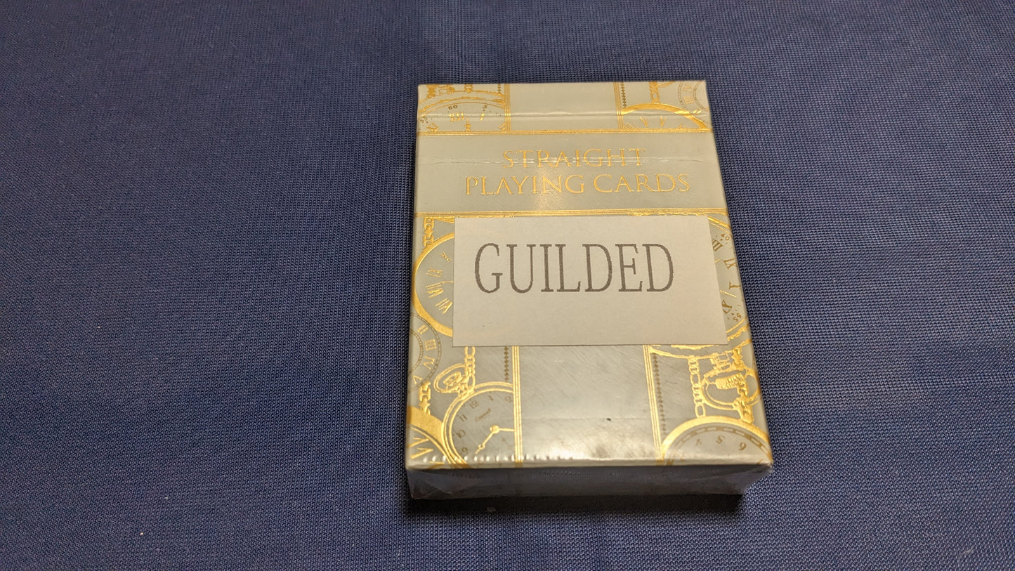 【中古：状態S】Straight Playing Cards　Premium Edition GUILDED EDGE（シルバー）
