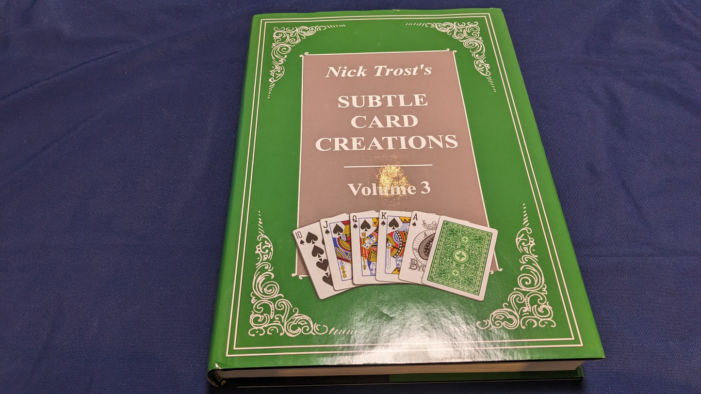 【中古：状態A】Subtle Card Creations of Nick Trost - Volume 3（洋書）