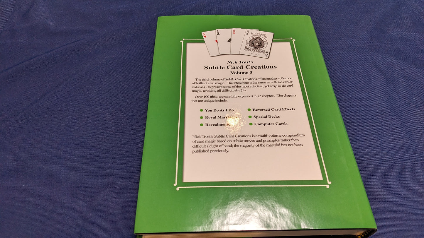 【中古：状態A】Subtle Card Creations of Nick Trost - Volume 3（洋書）