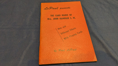 【中古：状態C】Le Paul Presents the Card Magic of Bro. John Hamman S. M.（洋書）