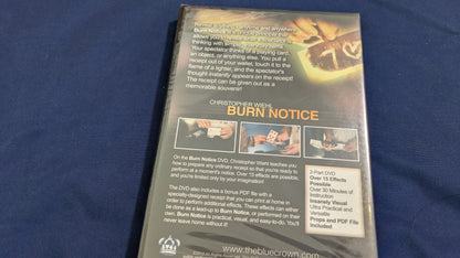 【中古：状態S】Burn Notice by Chris Wiehl and Blue Crown