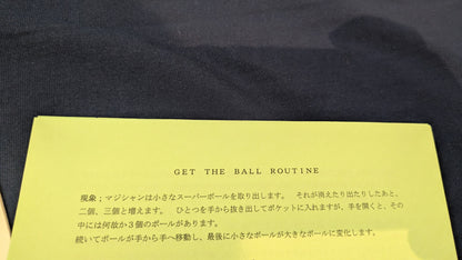 【中古：状態B】Get the Ball Rolling trick（洋書：冊子のみ）