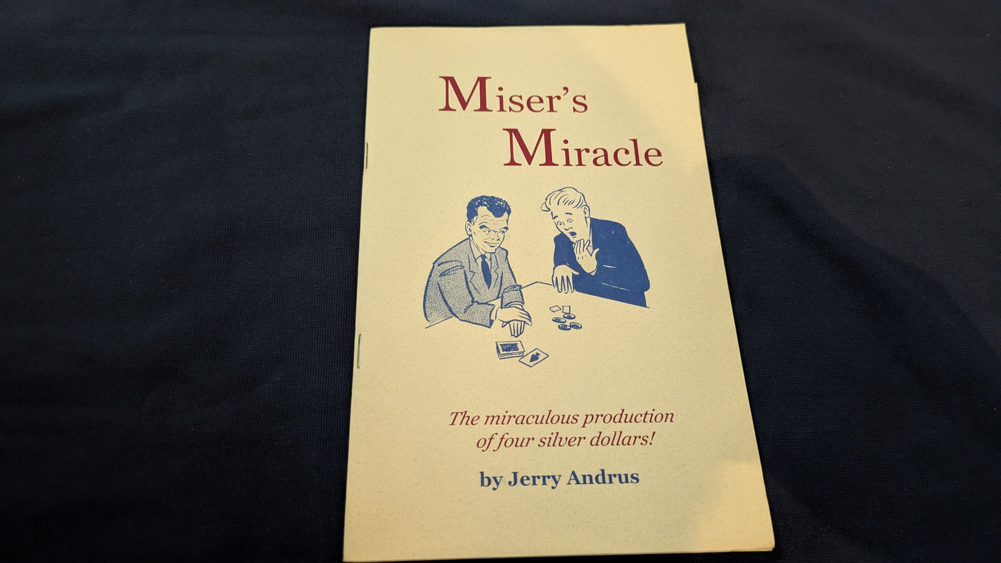 【中古：状態B】The Miser's Miracle by Jerry Andrus