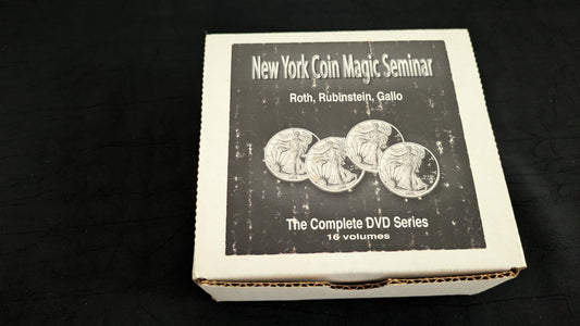 【中古：状態A】New York Coin Magic Seminar 16-Volume DVD Set