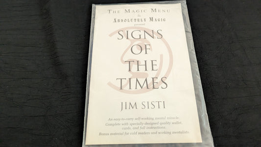 【中古：状態A】Signs of the Times by Jim Sisti (コピー)