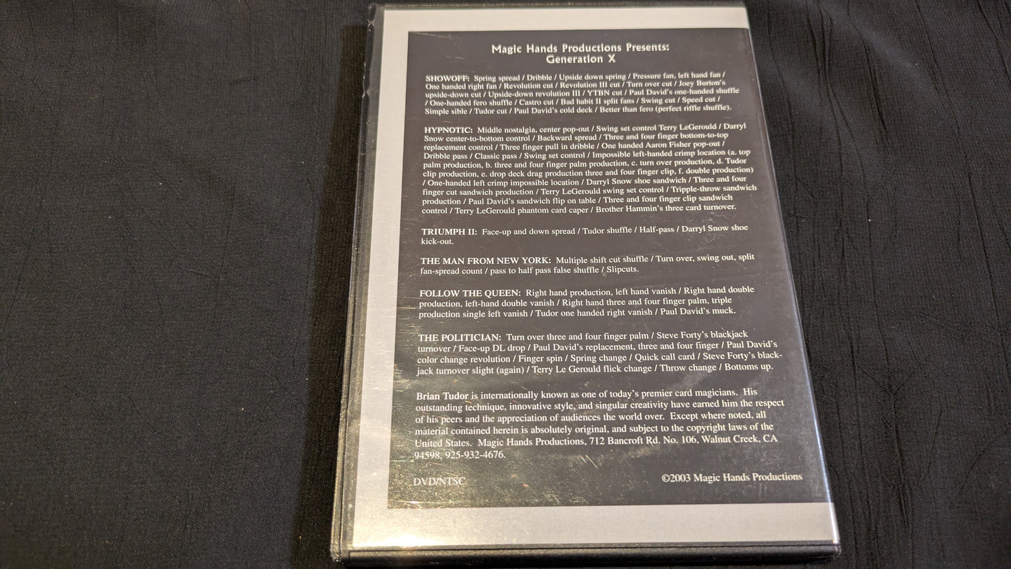 【中古：状態B】GenerationX