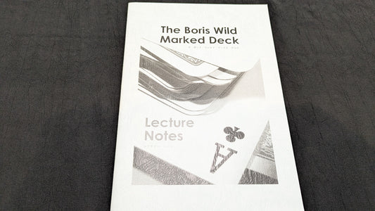 【中古：状態A】The Boris Wild Marked Deck Lecture Notes 日本語版