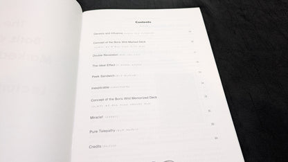 【中古：状態A】The Boris Wild Marked Deck Lecture Notes 日本語版