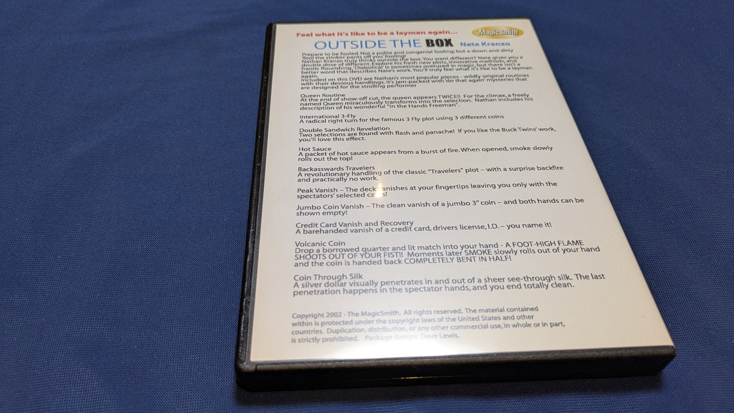 【中古：状態A】OUTSIDE THE BOX (Nate Kranzo)