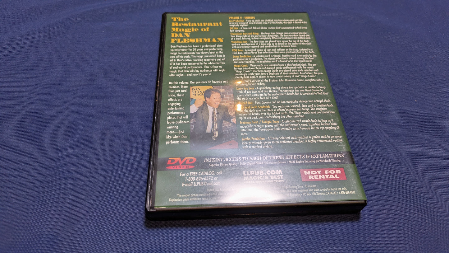 【中古：状態A】Restaurant Magic of Dan Fleshman - Volume2