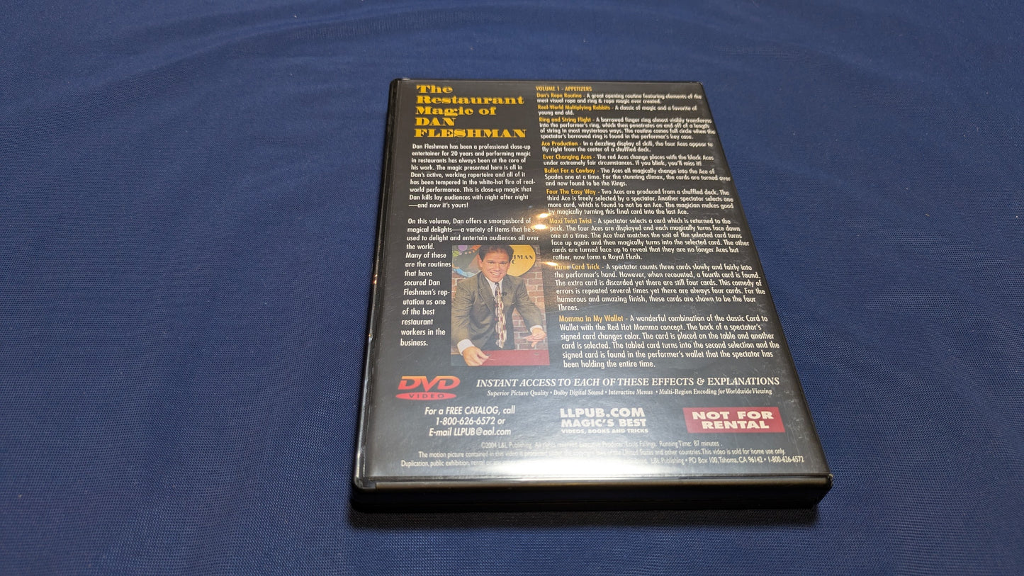 【中古：状態A】Restaurant Magic of Dan Fleshman - Volume1