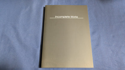 【中古：状態A】Incomplete Works（インコンプリート・ワークス）