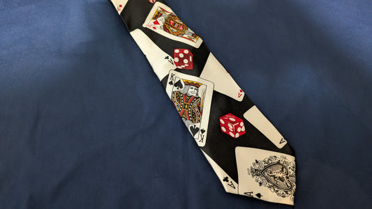 【中古：状態A】ネクタイ（カード、ダイス）