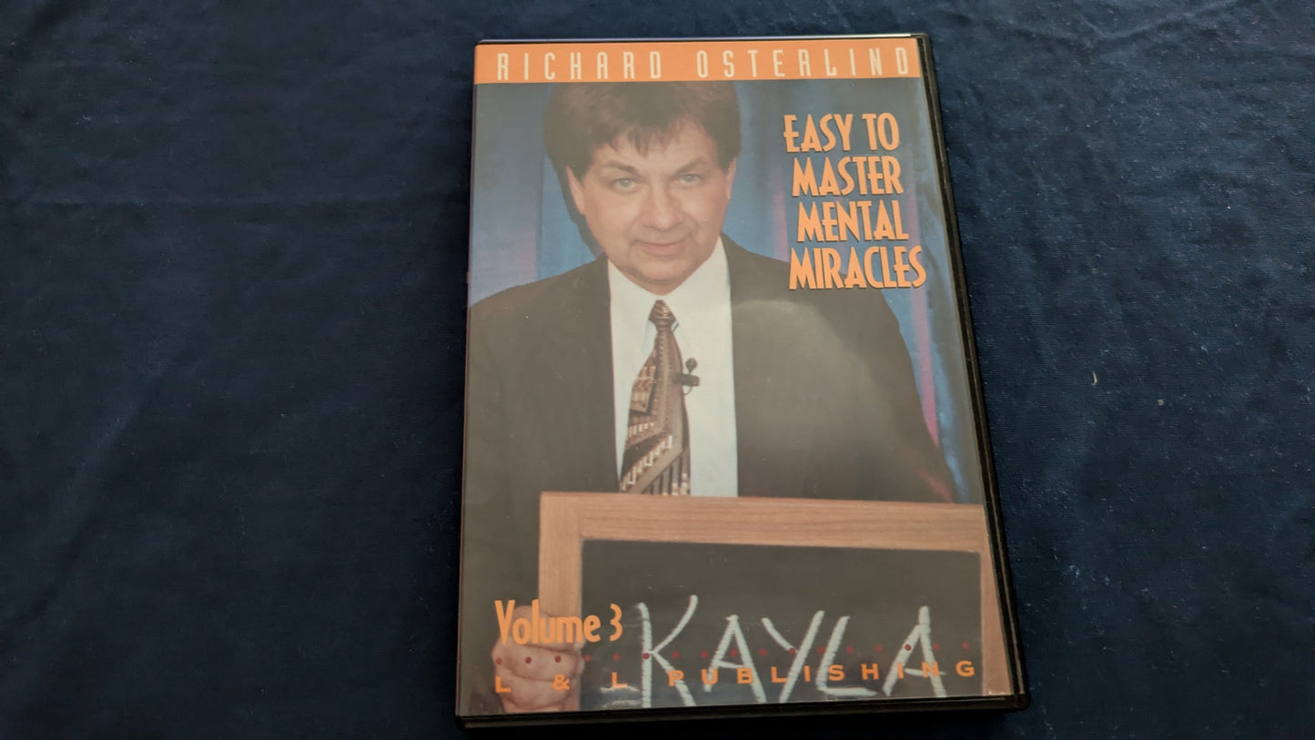 【中古：状態A】Easy to Master Mental Miracles 3