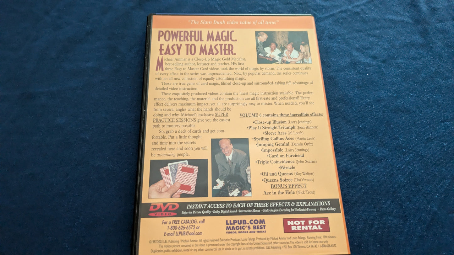 【中古：状態A】Easy to Master Card Miracles 6